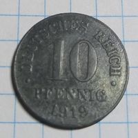 10 пфеннигов 1919  Германия