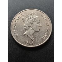 Новая Зеландия 20 центов 1988 г. - Киви