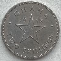 Гана 2 шиллинга 1958 г.