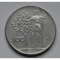 Италия, 100 лир 1977 г.