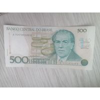 Бразилия 500 UNC c рубля