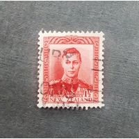 Марка Новая Зеландия 1938 - 1947 Король