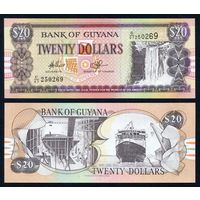 Гайана 20 долларов 2010 г. (P-30e(2), UNC) [Canadian Bank Note Company]