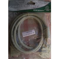 Кабель-Удлинитель CAB015S-06 - VGA m VGA f, 1.8м, серый, new