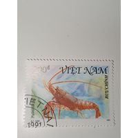Марка Вьетнам 1991 год Рак