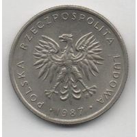 10 злотых 1987 Польша.