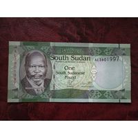 1 фунт Южный Судан 2011 г.