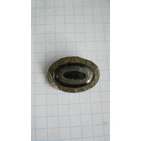 Накладка на офицерскую какарду РИА. Бронза, остатки эмали.