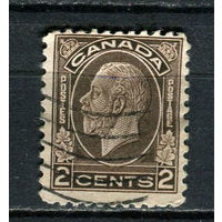 Канада - 1932/1933 - Король Георг V  2C - [Mi.163A] - 1 марка. Гашеная.  (Лот 46Gv)-T4P16