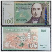 100 лит Литва 2007 г. (АА серия)