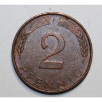 Германия, 2 пфеннинга, 1995 год