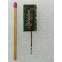 Знак-фоачник ПНР. Делегат Национального Конгресса ZZPHiS, 1964 г. тяжёлый