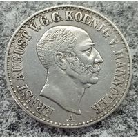 Талер Ганновер 1849 год Эрнст Август