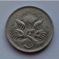 Австралия 5 центов. 1967 г.