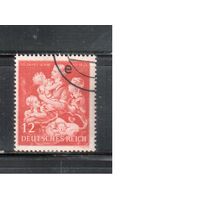 Германия-1943,(Мих.859)  гаш.  , Зимняя помощь(одиночка)