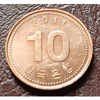 Южная Корея 10 вон, 2011    ( 1-2-6 )