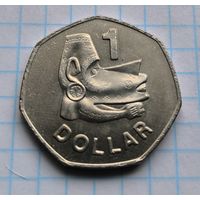 СОЛОМОНОВЫ ОСТРОВА 1  ДОЛЛАР 1997 ГОД UNC