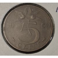 Нидерланды 5 центов, 1950