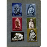 СССР, 1967, ЛЕНИН** В СКУЛЬПТУРЕ, серия 6м  чистая