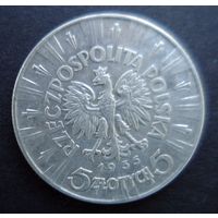 5 злотых 1935 год.