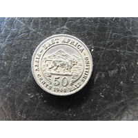 Британская Восточная Африка. 50 цент. 1943. С 20 копеек. Распродажа коллекции. Смотрите другие лоты.