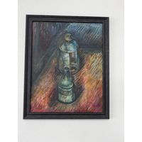 Акулов В.И.  ранняя работа двп 40*50 см
