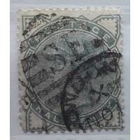 Мальта 1884г. Стандарт 1/2 пенни. Королева Виктория. гаш.