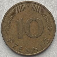 Германия 10 пфеннигов 1985 г. F