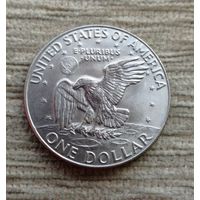 Werty71 США 1 доллар 1974 D Орёл на луне Эйзенхауэр