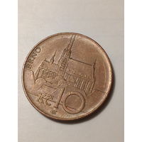 10 крона Чехия 2010  год