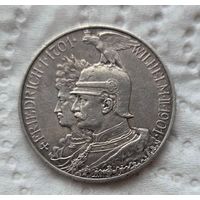Пруссия 2 марки 1901 200 лет Пруссии
