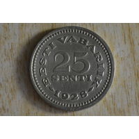 Эстония 25 сентов 1928