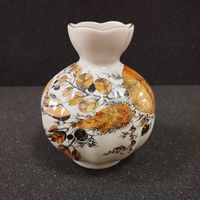 Вазочка Золотая осень Мой Сад, фарфор. ЛФЗ, СССР