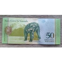 Werty71 Венесуэла 50 боливаров 2015 UNC банкнота