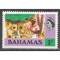 Багамы. Рынок соломенных изделий 1971г. Mi#320.