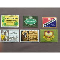 Польские пивные этикетки, цена за одну шт., см. все фото и описание лота, ю-905-9 (3533)