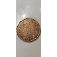 Чили 50 песос 2018