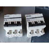 Автомат 4.5кА ВА47-29 3Р 16А С, EKF