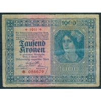 Австрия 1000 крон 1922 год.