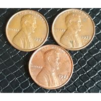 1 цент 1973 P $ D & S США Все МД