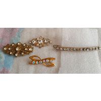 Винтажные броши. Заколка.