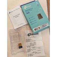 Bluetooth 5.4 адаптер  TP-Link UB500, год на гарантии. Покупал для себя в марте, оказалось надо отключать старый модуль блютуз, чтоб работал новый свисток, что для меня не решение. Работает отлично, с