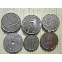 6 грецких монет