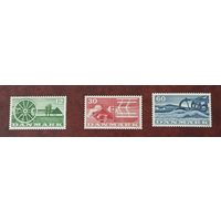 Дания**   охрана природы-виды страны полная серия без наклеек и их следов