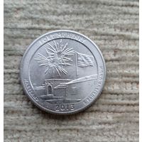 Werty71 США 1 квотер 25 центов 2013  форт Макгенри Мэриленд