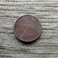 Werty71 Либерия 1/2 цента 1937 Слон Корабль 1 1