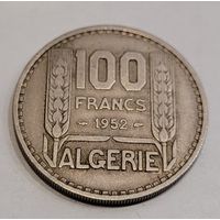Французский алжир 100 франков 1952