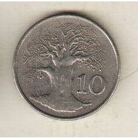 Зимбабве 10 цент 1980
