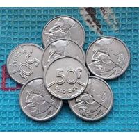Бельгия 50 франков 1989 года (2).