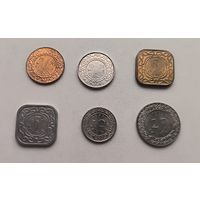 6 монет Суринам с 1 рубля
